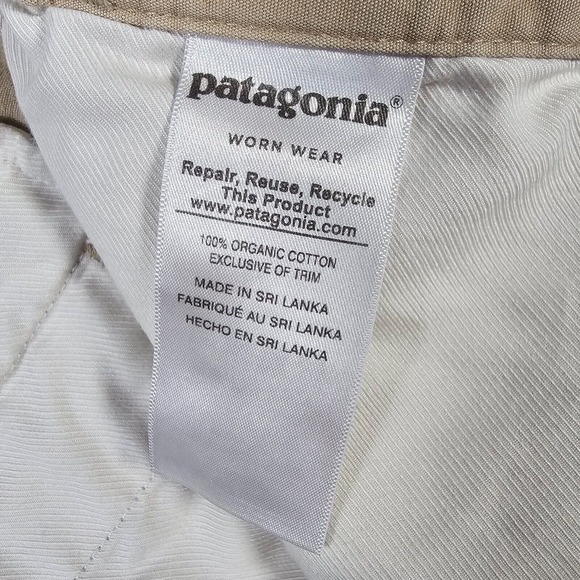Patagonia Shorts Mens 38 Beige All‎ Wear Chino Organic Cotton Outdoors - Picture 12 of 15